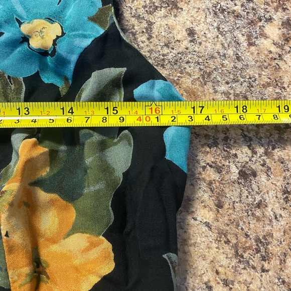 Vintage Sara Makes Dresses Maxi 90s Floral Dress Phoebe Buffay Size 8 - Picture 9 of 10